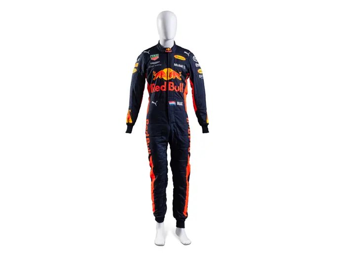 Max — 2018 Max Verstappen Red Bull Racing Formula 1 Puma Racing Suit, RM Sotheby's, The Tegernsee Auction